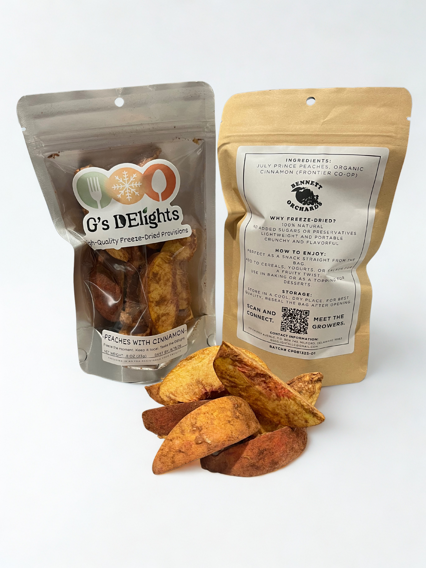 Bennett Orchards Peaches with Organic Cinnamon