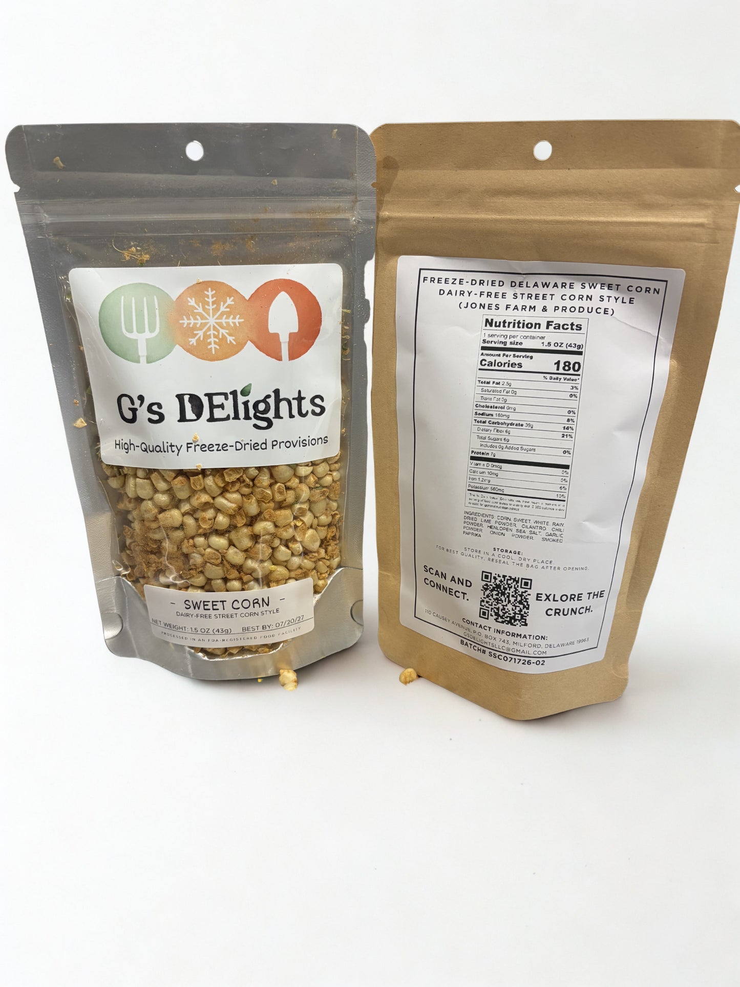 Sweet Corn Kernels with Dairy-Free Street Corn Style