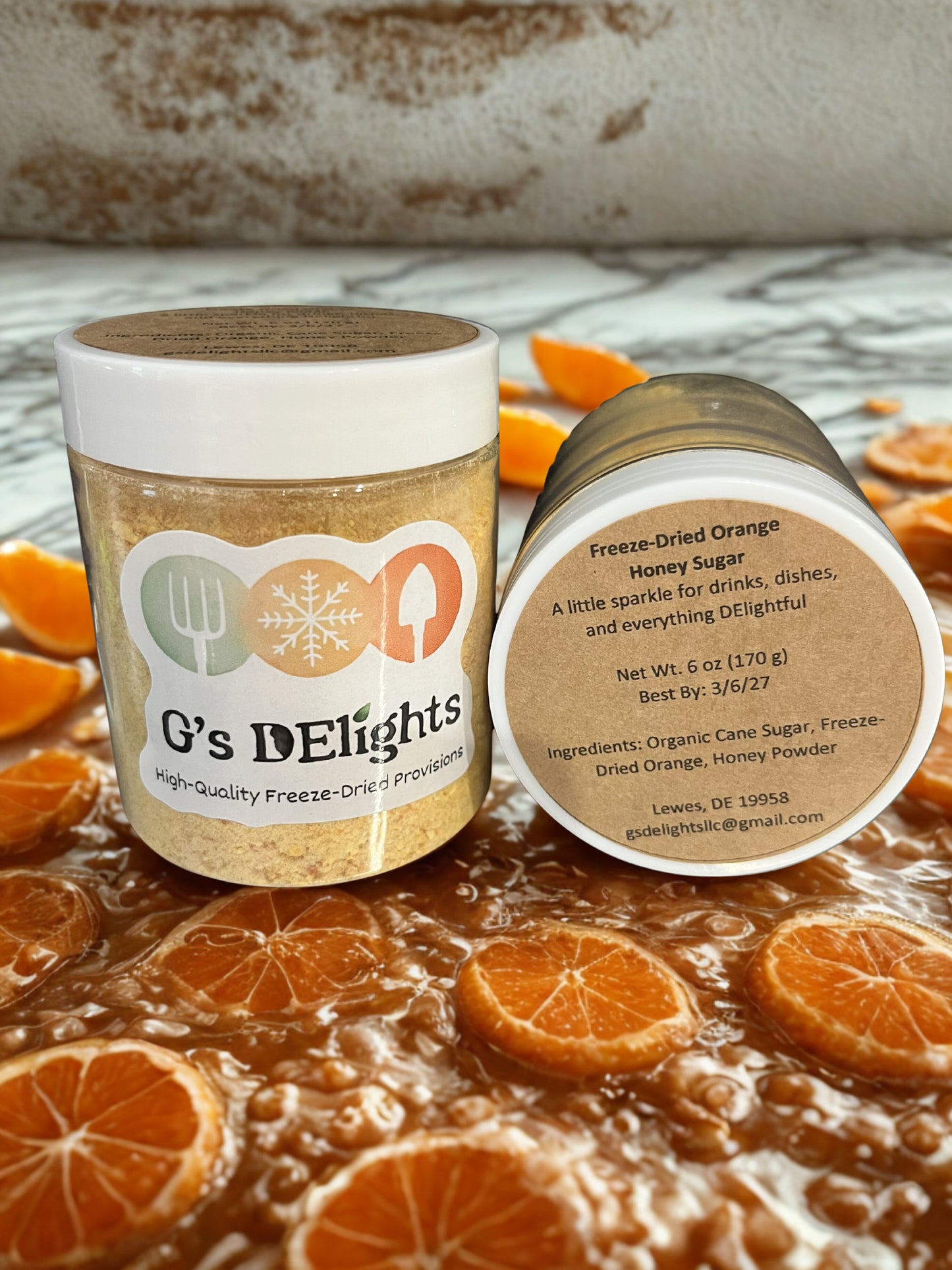 Orange Honey Sugar