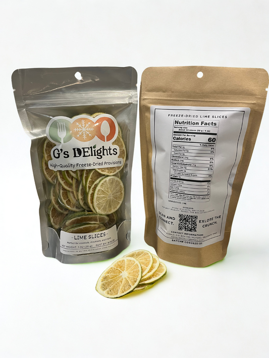 Freeze-Dried Lime Slices