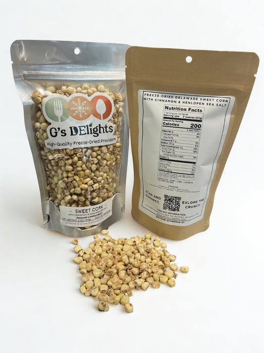 Freeman Farm's Sweet Corn Kernels with Cinnamon + Sea Salt