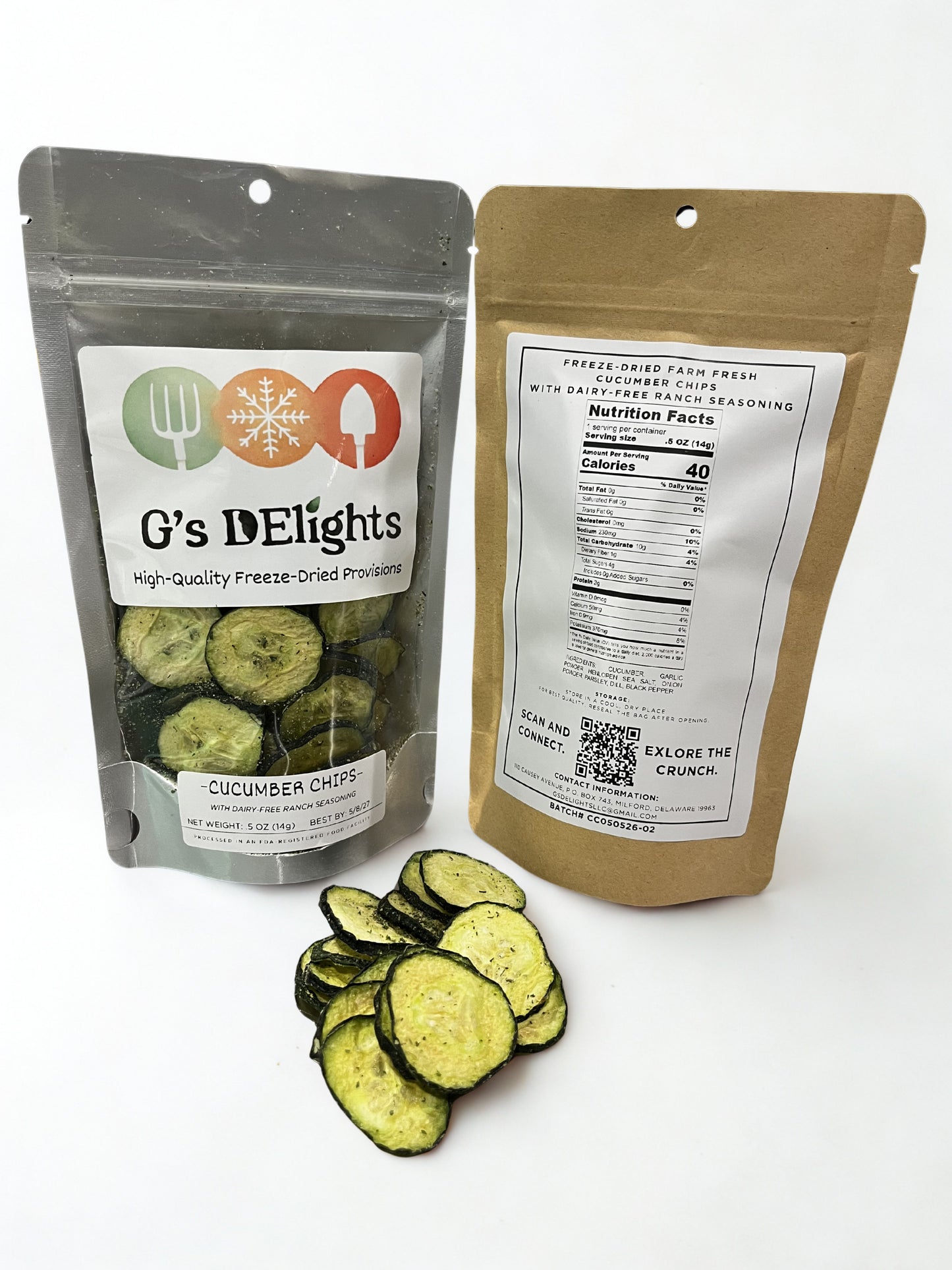 Cucumber Chips (DF Ranch)