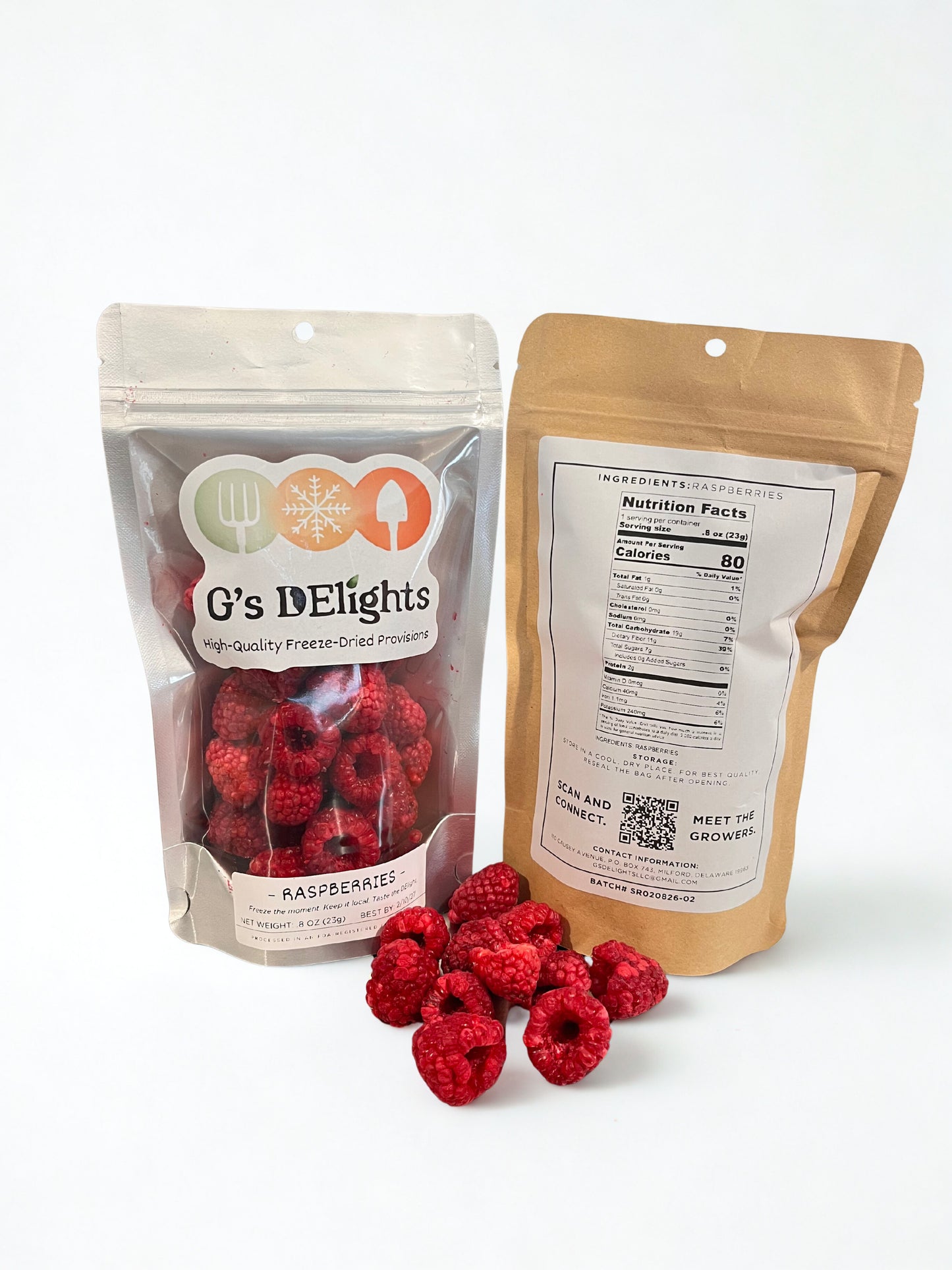 Freeze-Dried Raspberries