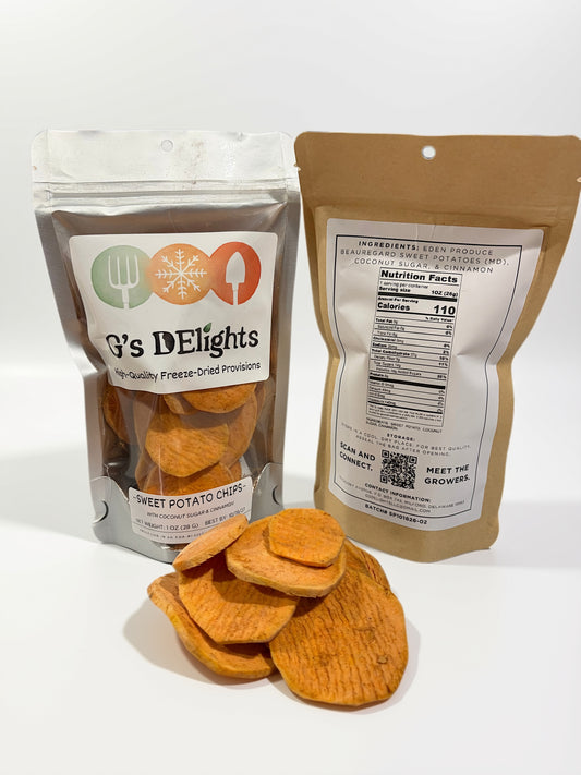 Sweet Potato Chips w/ Cinnamon & Coconut Sugar