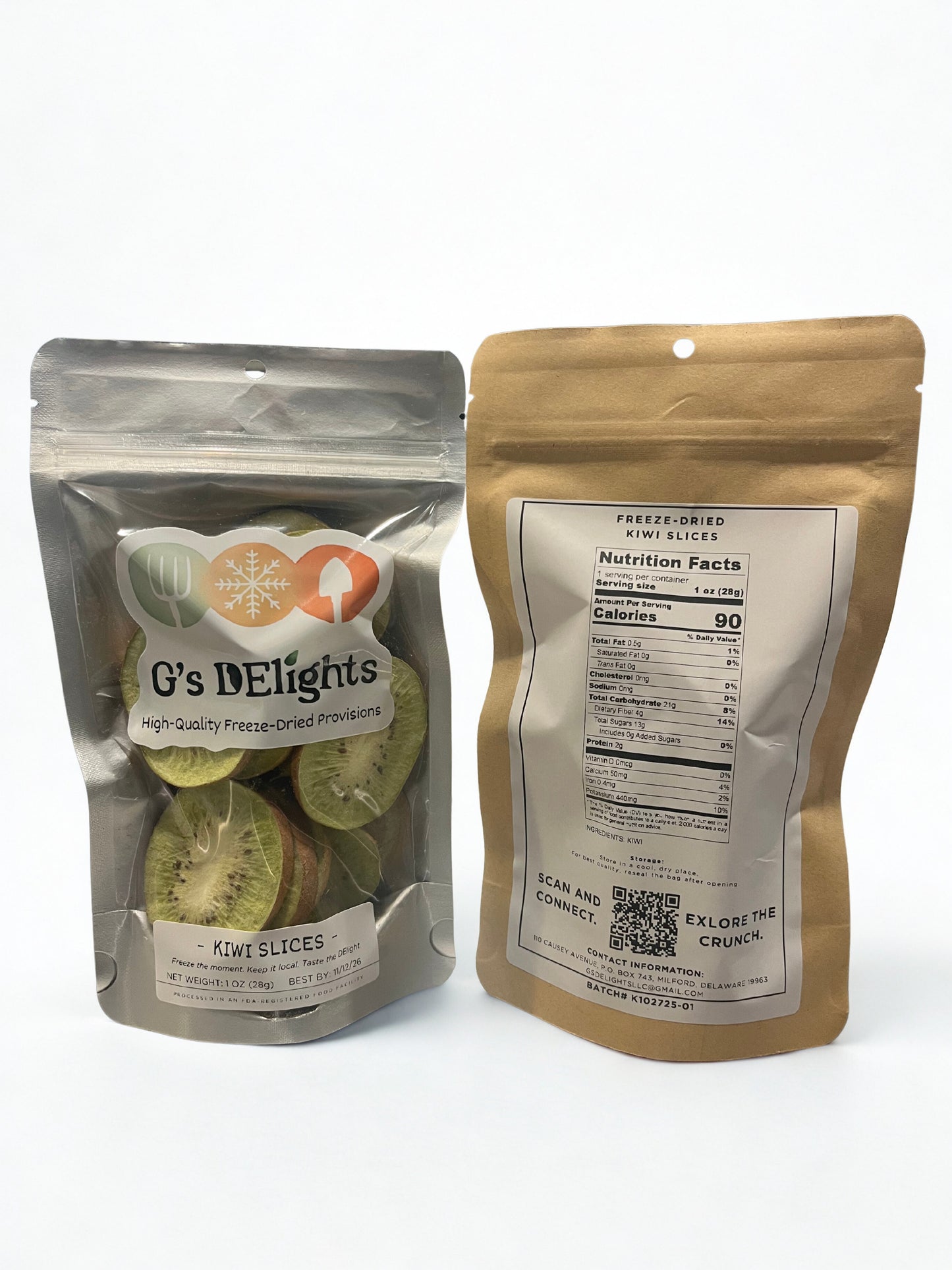 Freeze-Dried Kiwi Slices