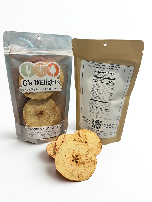 Farm Fresh Freeze-Dried Apple Pie-Spiced Ambrosia Apple Slices
