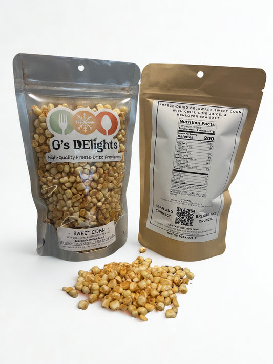 Freeman Farm's Sweet Corn Kernels with Chili Lime + Sea Salt
