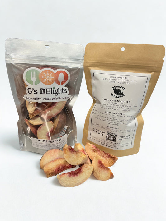Bennett Orchard's Freeze-Dried White Peaches