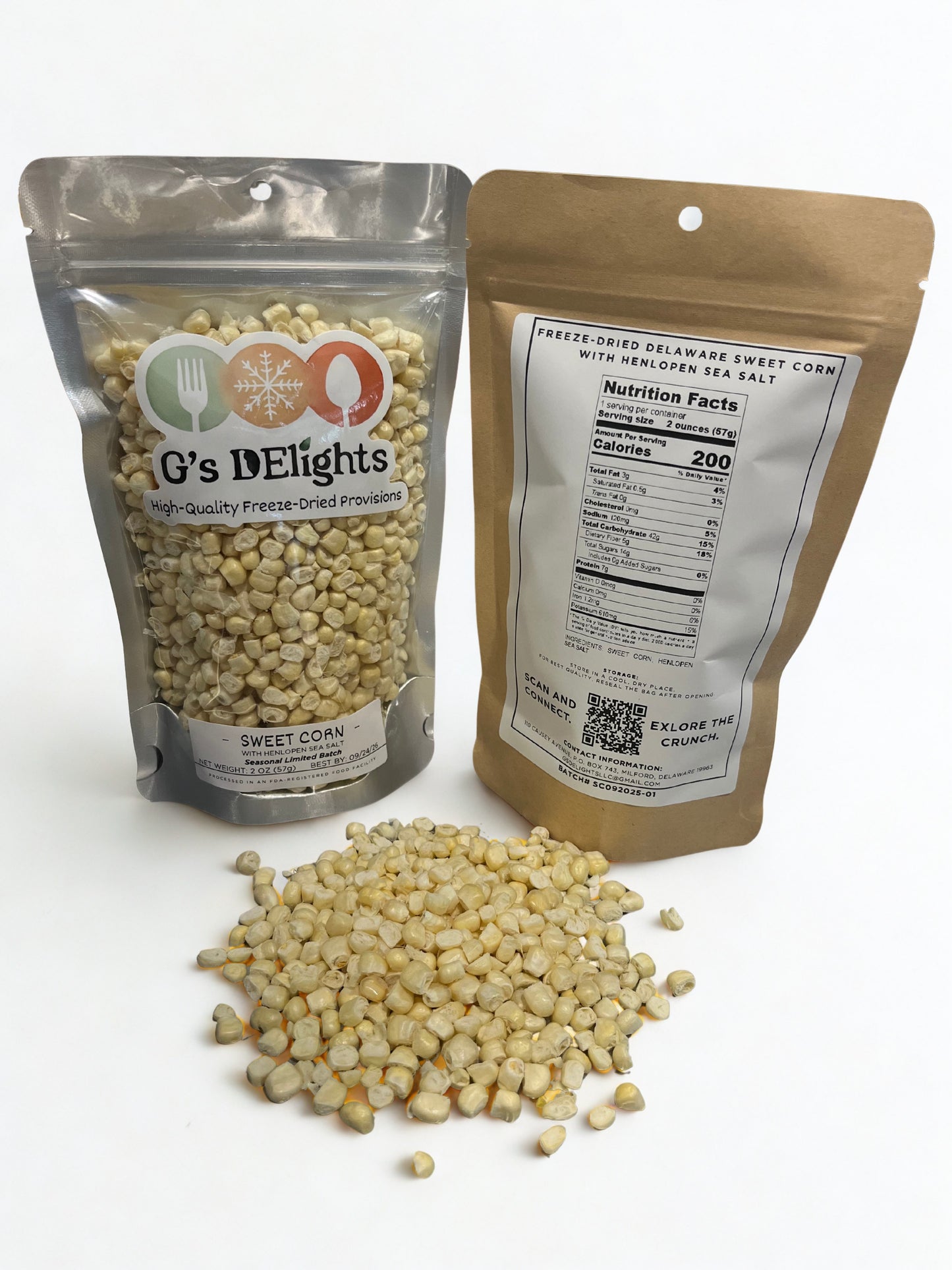 Sweet Corn Kernels (Henlopen Sea Salt) - Freeman Farms