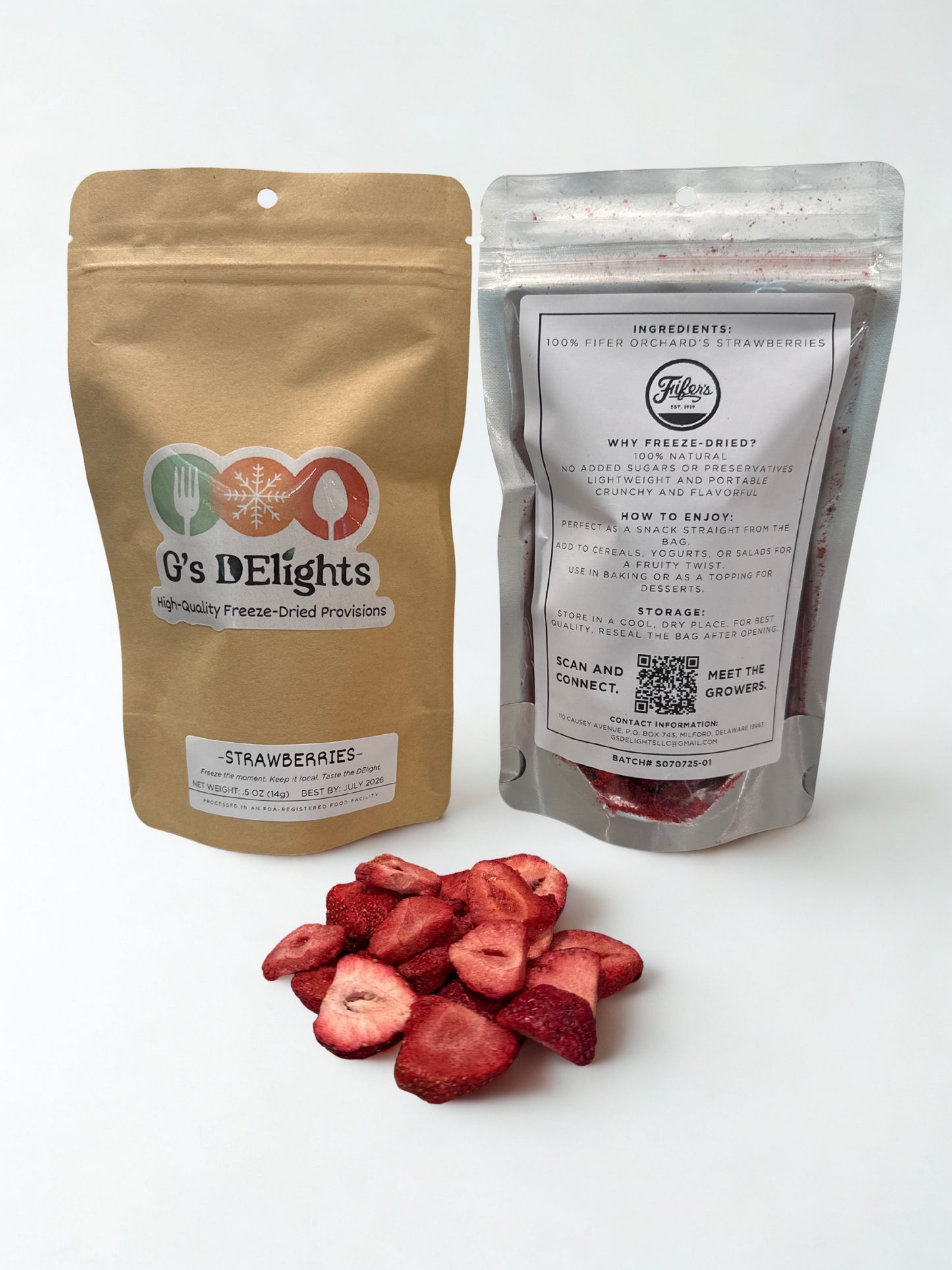 Fifer Orchards Freeze-Dried Strawberries