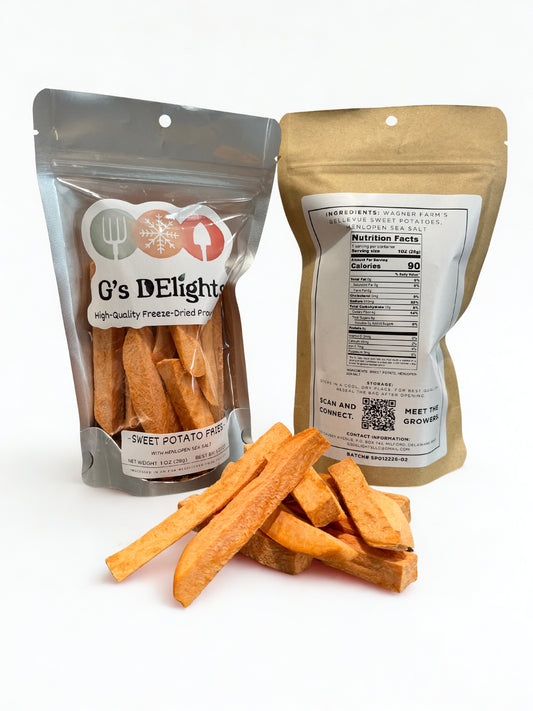Wagner Farm’s Freeze-Dried Sweet Potato Fries with Henlopen Sea Salt