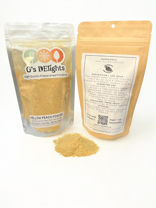Bennett Orchards Yellow Peach Powder
