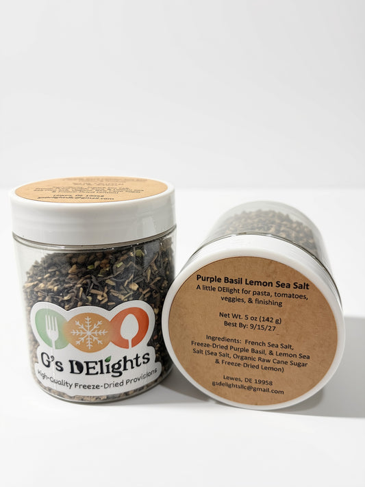 Purple Basil Lemon Sea Salt