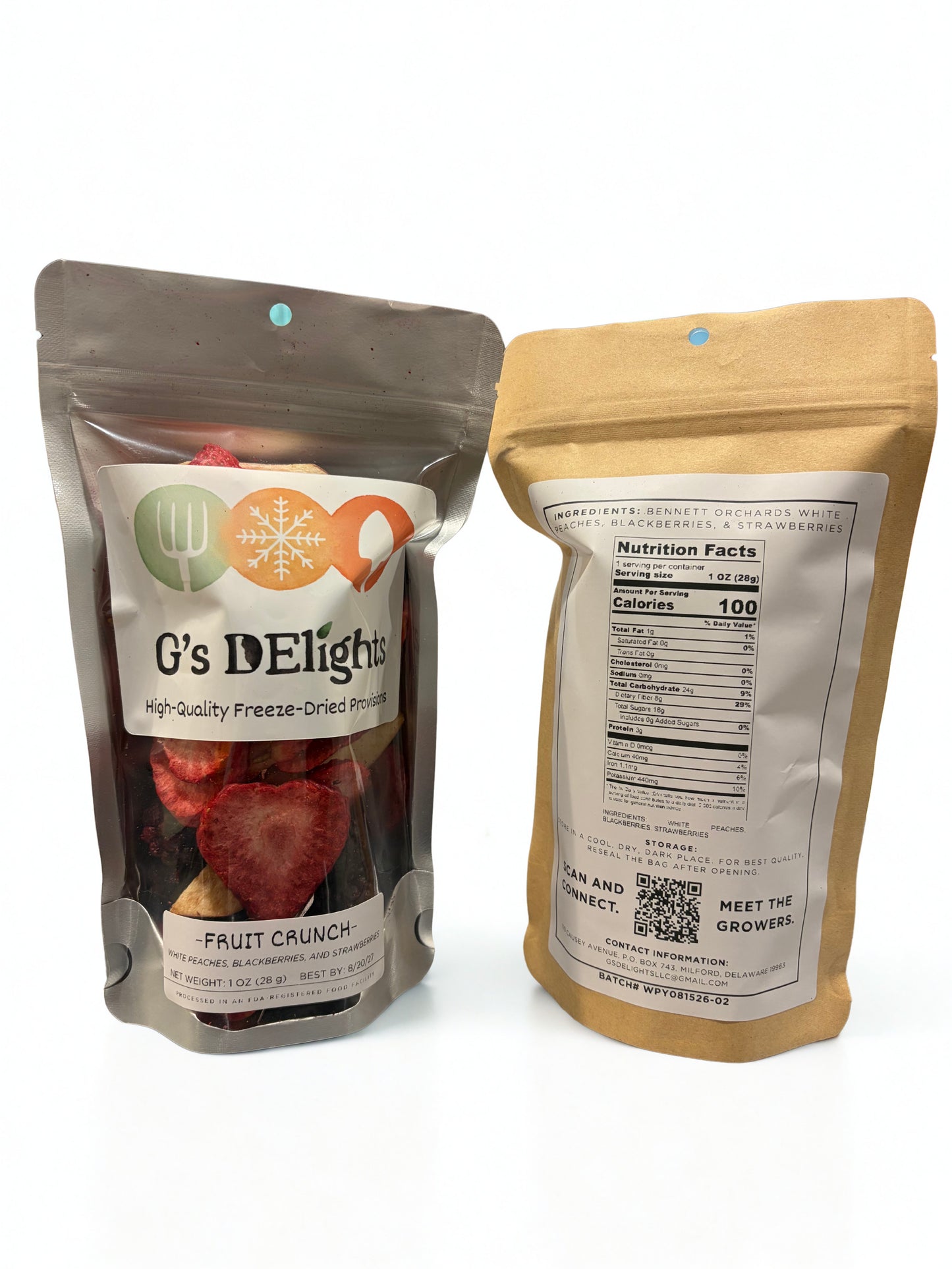 Fruit Crunch | White Peach, Blackberry & Strawberry
