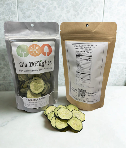 Cucumber Chips (Henlopen Sea Salt)
