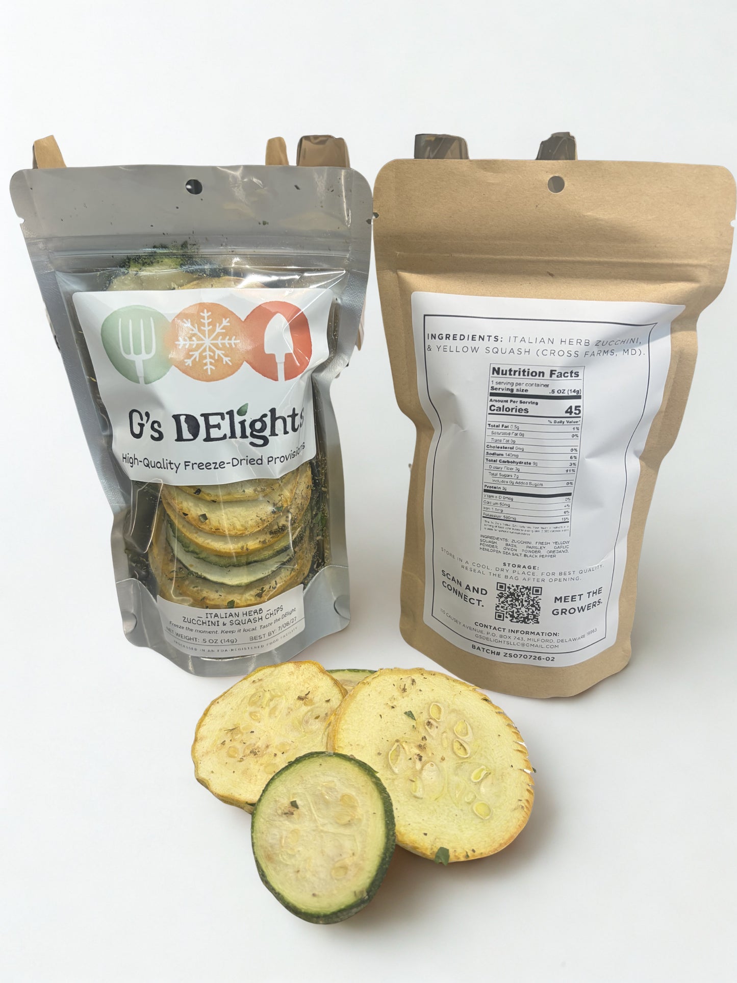 Italian Herb Zucchini & Squash Chips