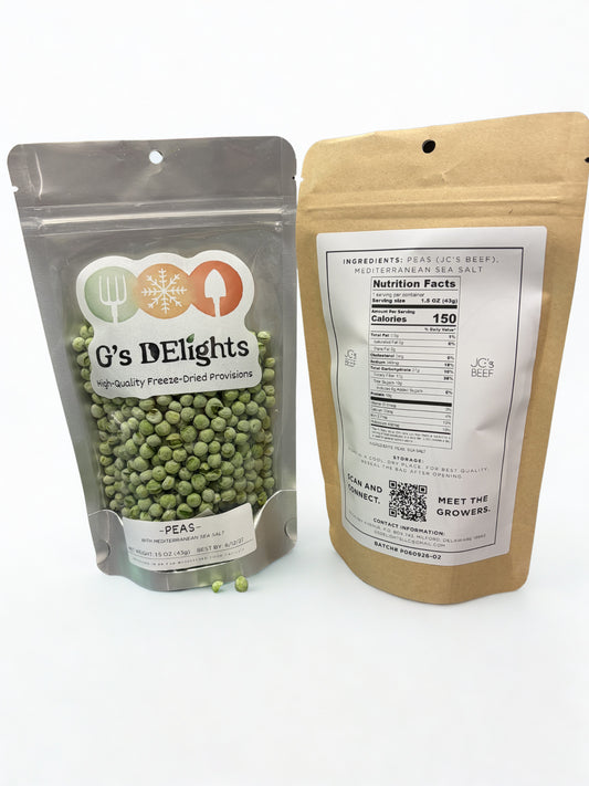 Peas w/ Mediterranean Sea Salt