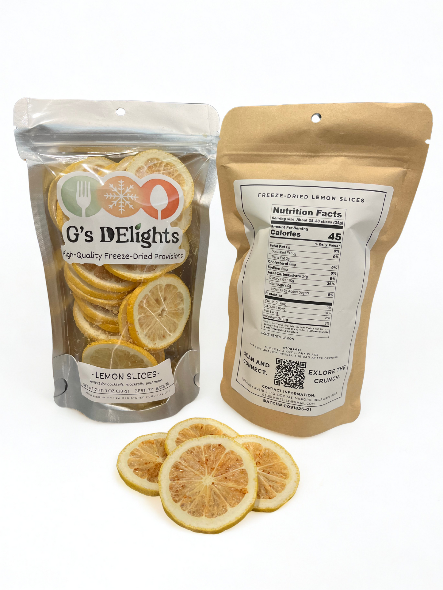 Freeze-Dried Lemon Slices